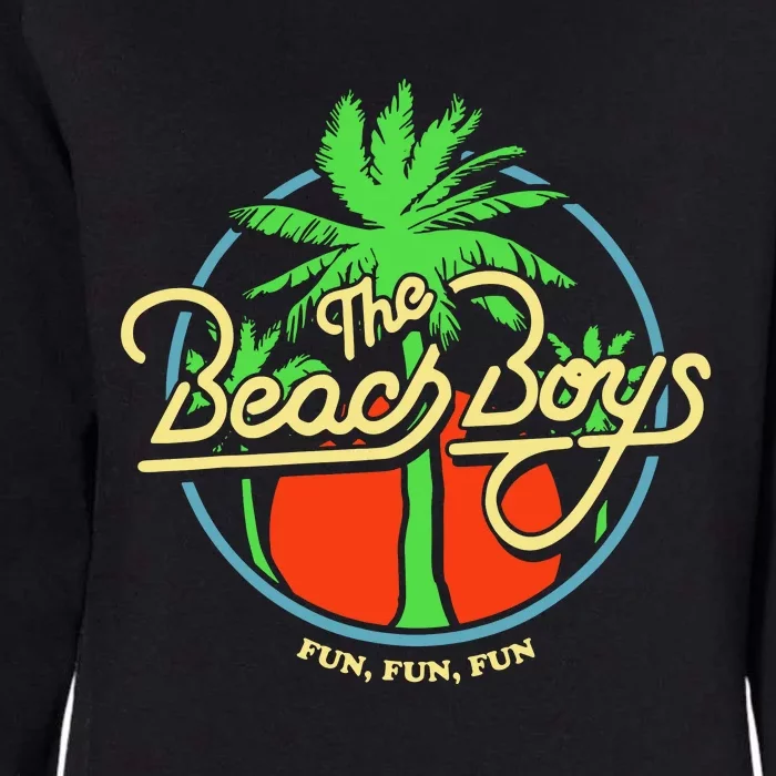 Fun Palm Tree Womens California Wash Sweatshirt