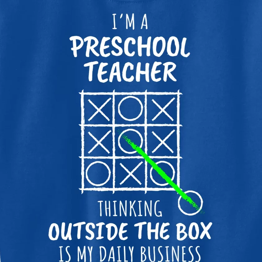 Funny Preschool Teacher Meaningful Gift Kids Sweatshirt