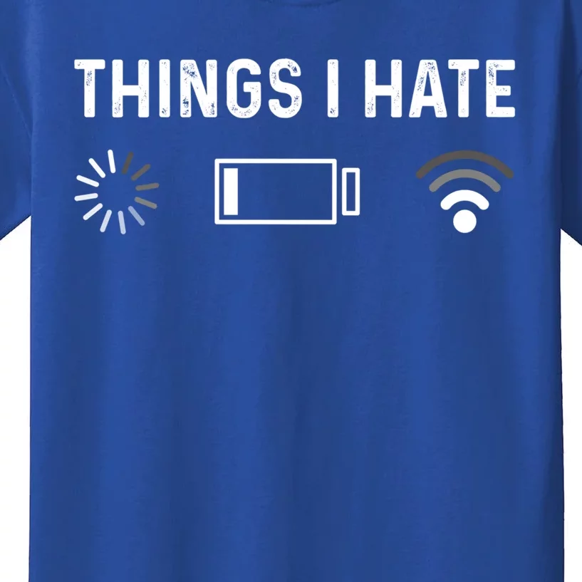 Funny Programmer Things I Hate Gamer Cute Gift Kids T-Shirt