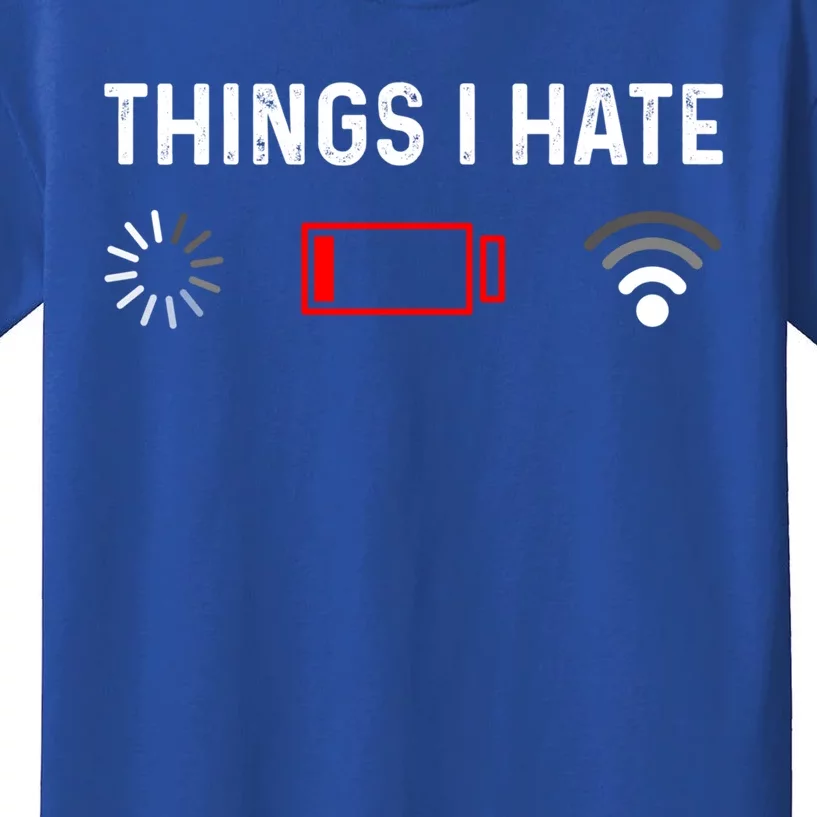 Funny Programmer Things I Hate Gamer Gift Kids T-Shirt