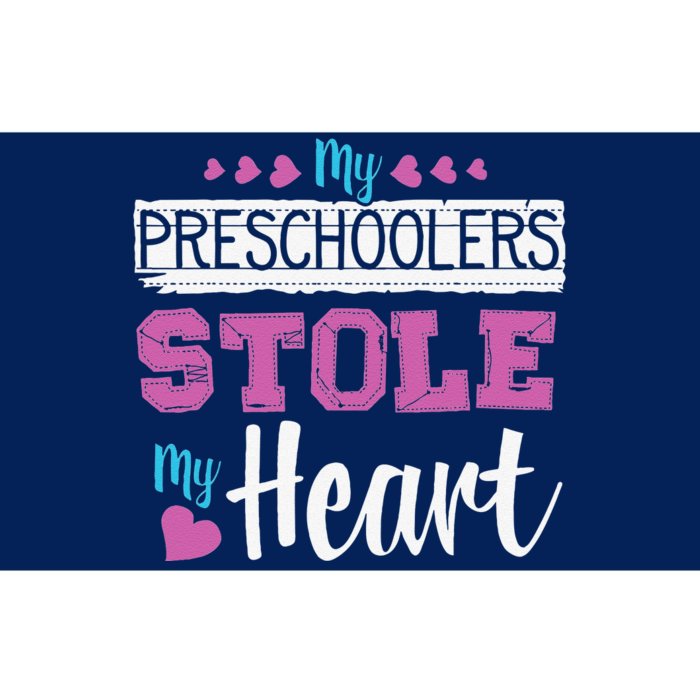 Funny Preschool Teacher Valentine's Day Gift Bumper Sticker