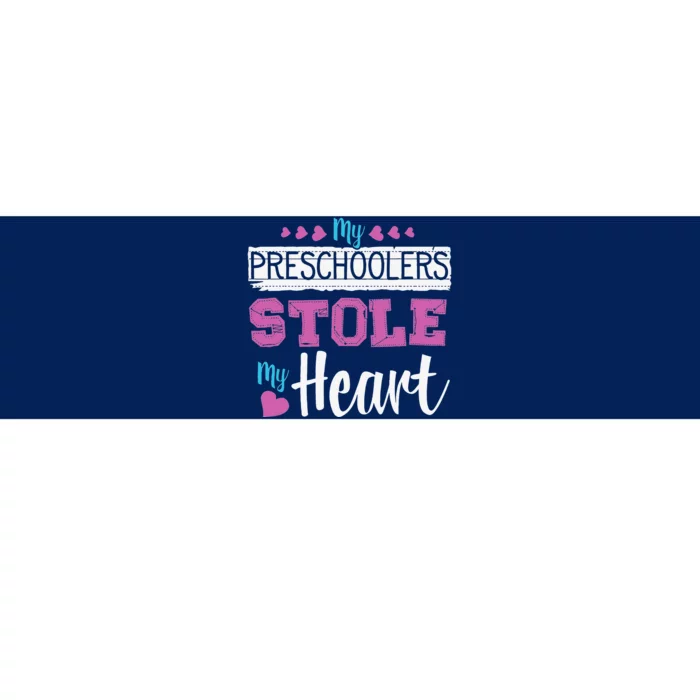 Funny Preschool Teacher Valentine's Day Gift Bumper Sticker