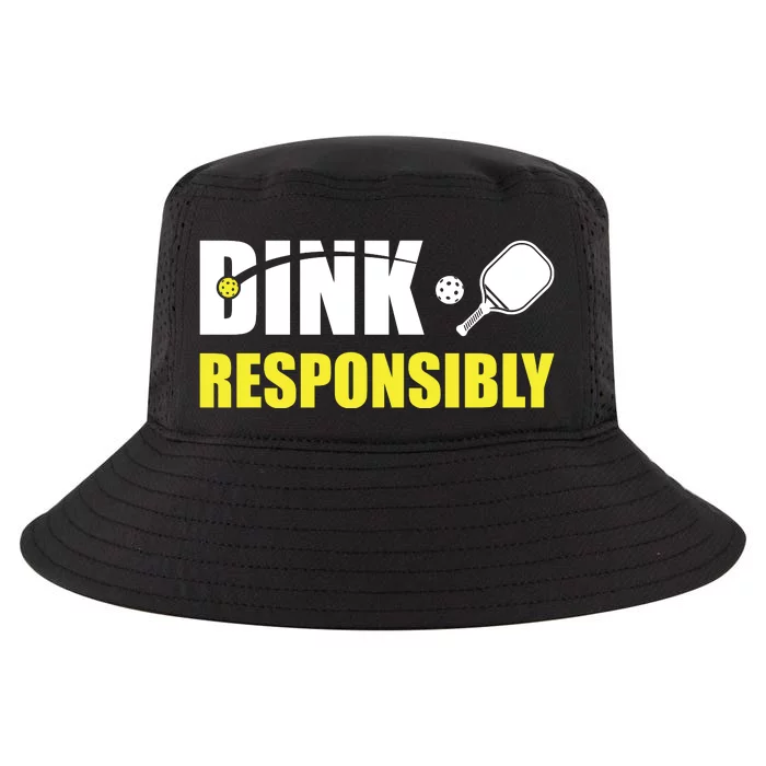 Funny Pickleball Team Clothing Dink Responsibly Cool Comfort Performance Bucket Hat