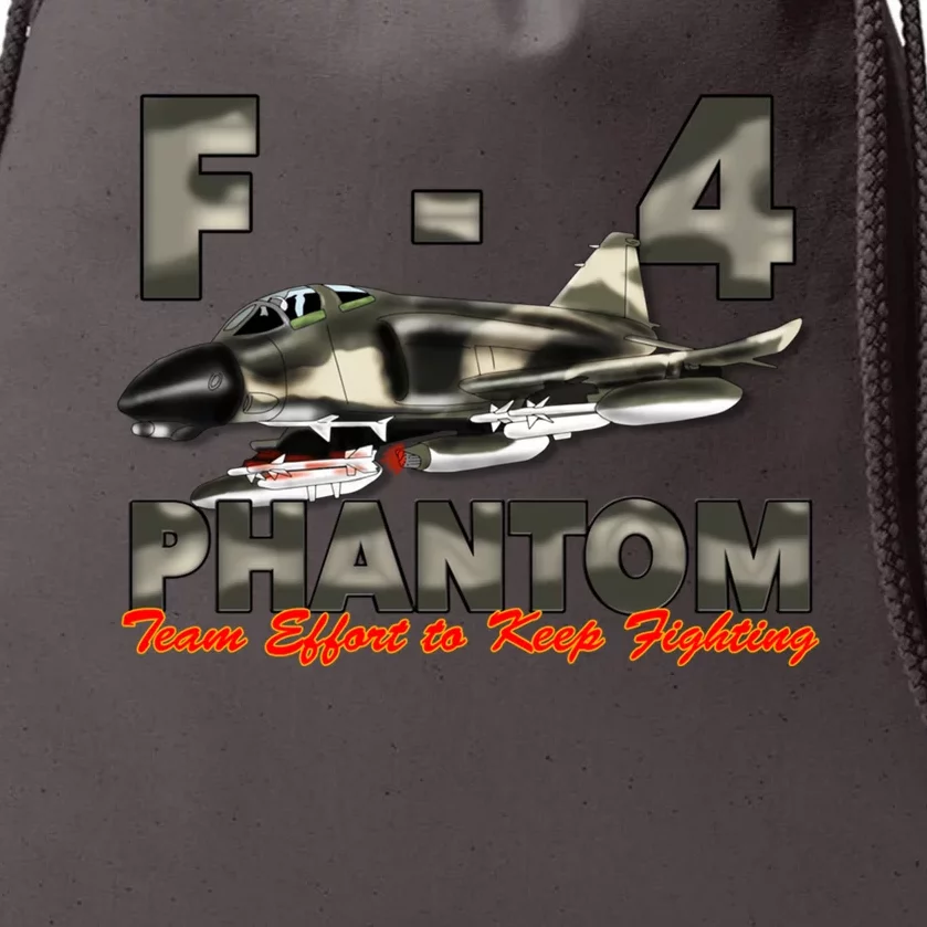 F4 Phantom Team Effort To Keep Fighting Funny Gift Drawstring Bag