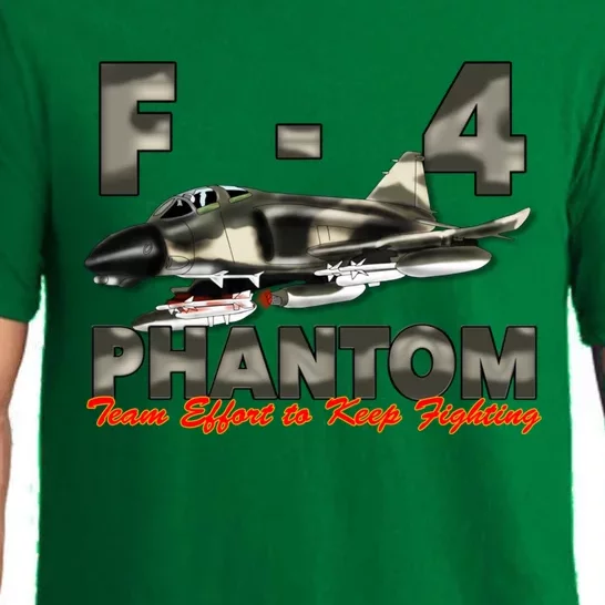 F4 Phantom Team Effort To Keep Fighting Funny Gift Pajama Set