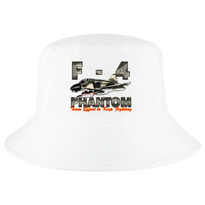 F4 Phantom Team Effort To Keep Fighting Funny Gift Cool Comfort Performance Bucket Hat