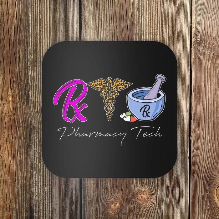 Funny Pharmacy Technician Tee CPhT Certified Pharmacy Tech Coaster