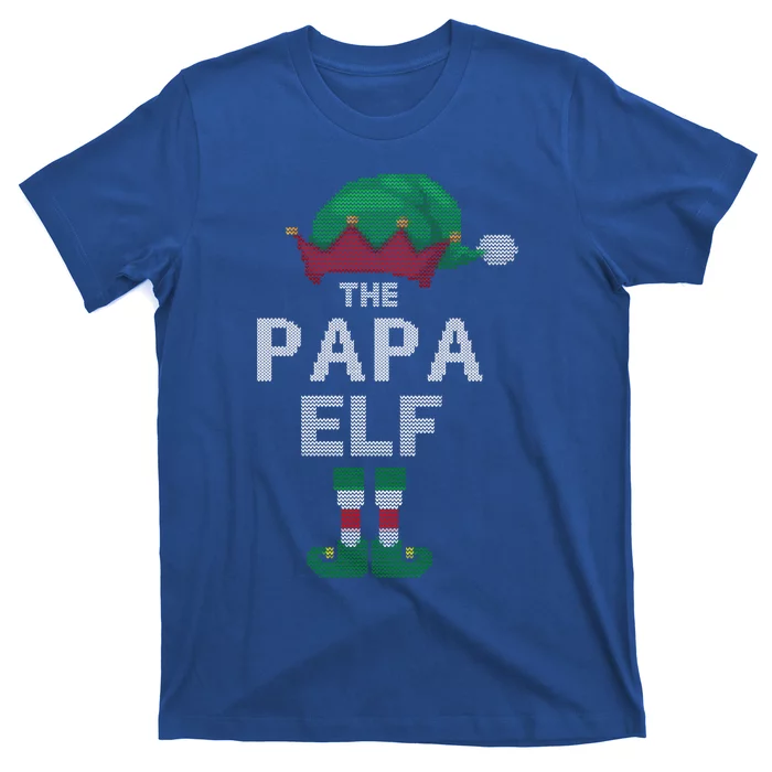 Funny Papa Ugly Christmas Sweater Xmas Family Matching Great Gift T-Shirt