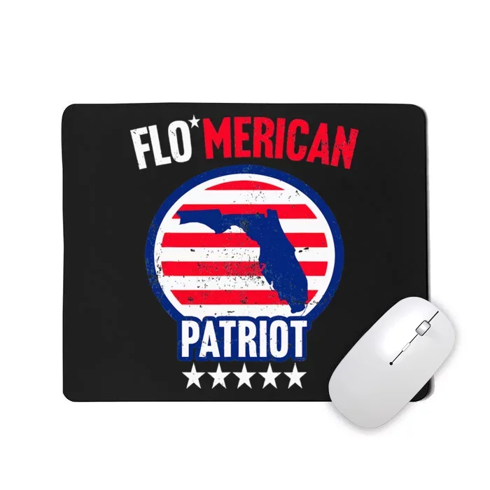 Florida Patriotic US Memorial Day July 4th Independence Mousepad