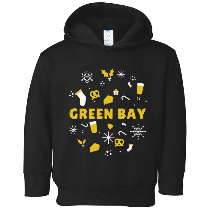 Funny Packers Ugly Christma Toddler Hoodie