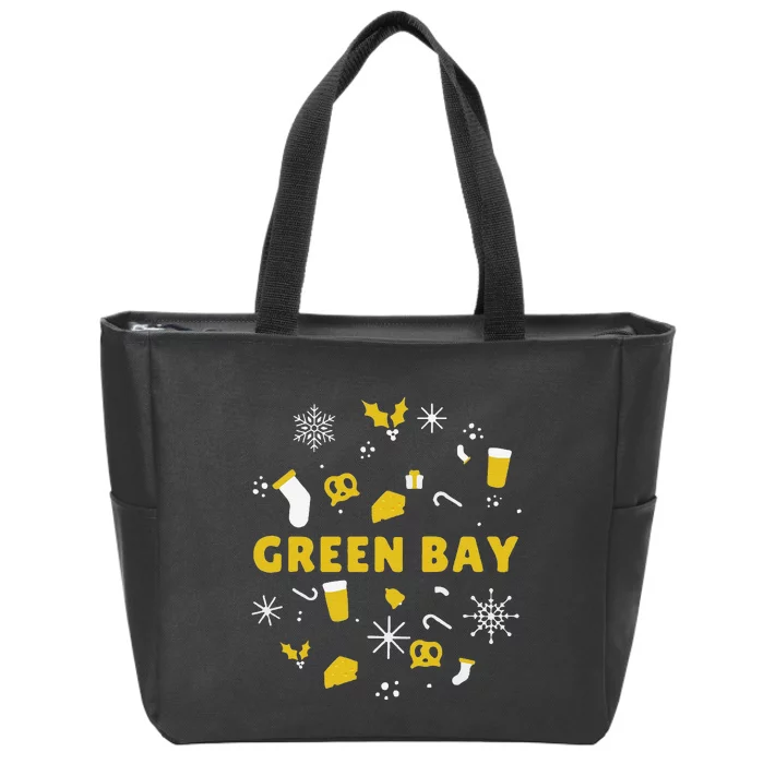 Funny Packers Ugly Christma Zip Tote Bag