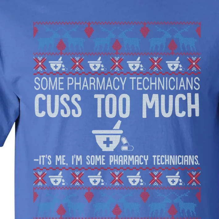 Funny Pharmacy Ugly Christmas Sweater Funny Gift Tall T-Shirt