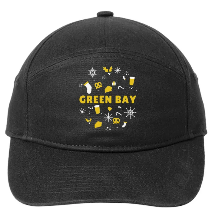 Funny Packers Ugly Christma 7-Panel Snapback Hat