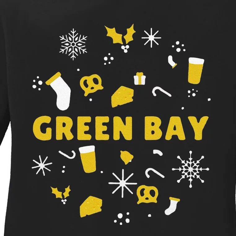 Funny Packers Ugly Christma Ladies Long Sleeve Shirt