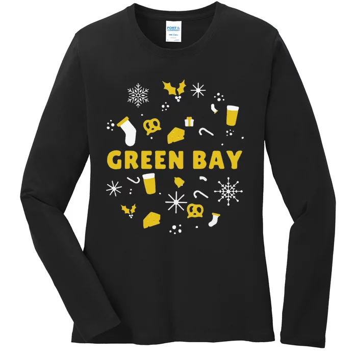 Funny Packers Ugly Christma Ladies Long Sleeve Shirt