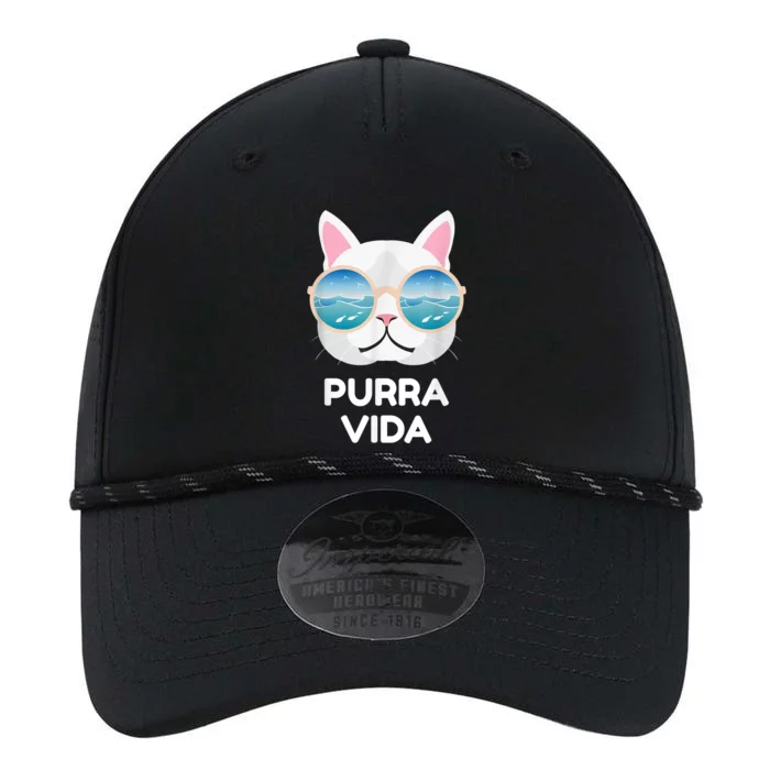 Funny Pura Vida Cat Costa Rica Surfing Surf Waves Performance The Dyno Cap