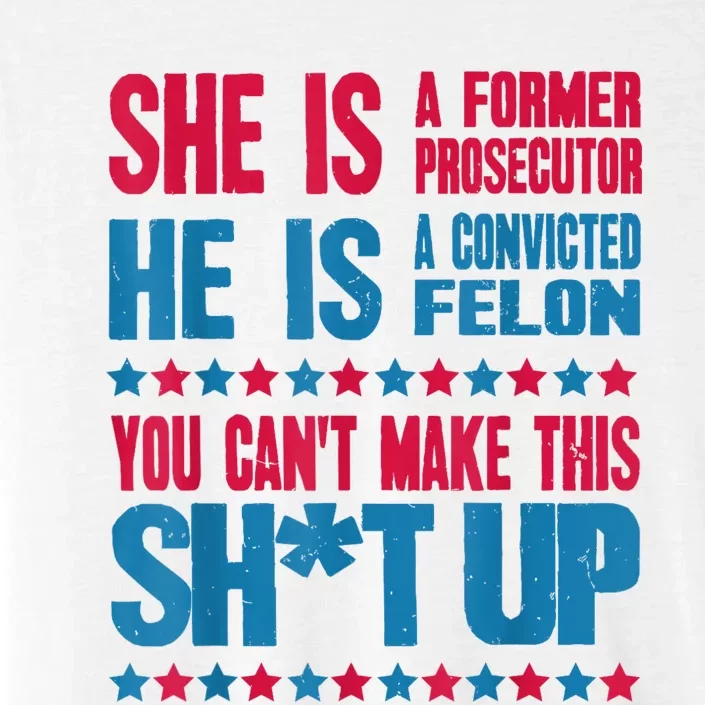 Former Prosecutor Vs Felon Pro Kamalaharris 2024 ChromaSoft Performance T-Shirt