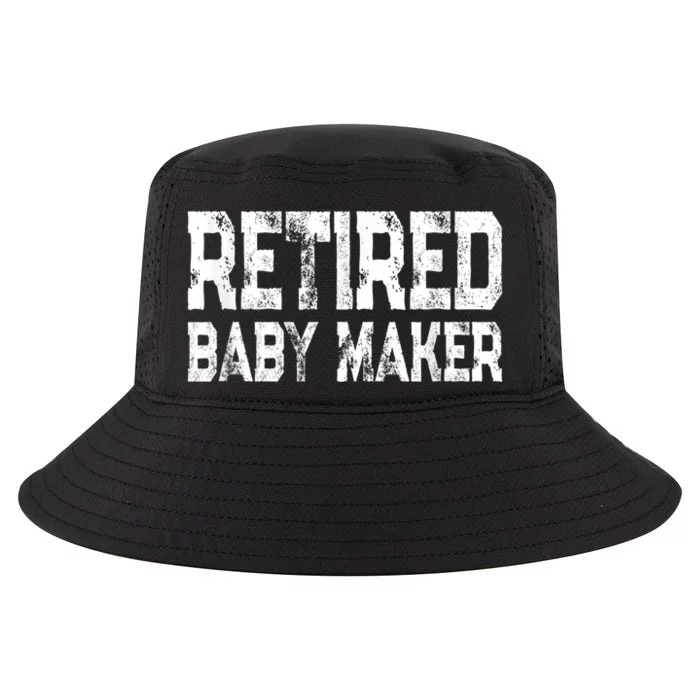 Funny Post Vasectomy Humor - Retired Baby Maker Cool Comfort Performance Bucket Hat