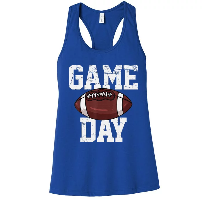 Football Player Vintage Gift Women's Racerback Tank