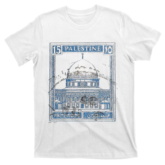 Free Palestine Vintage Stamp Stand For Peace Middle East T-Shirt