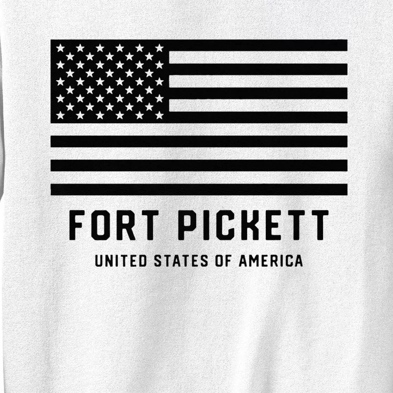 Fort Pickett Virginia USA Military American Flag Sweatshirt