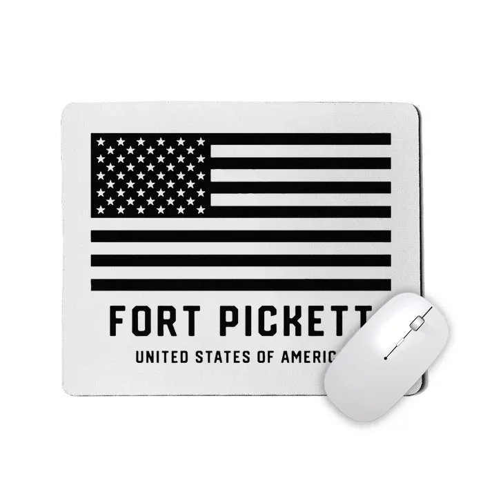 Fort Pickett Virginia USA Military American Flag Mousepad