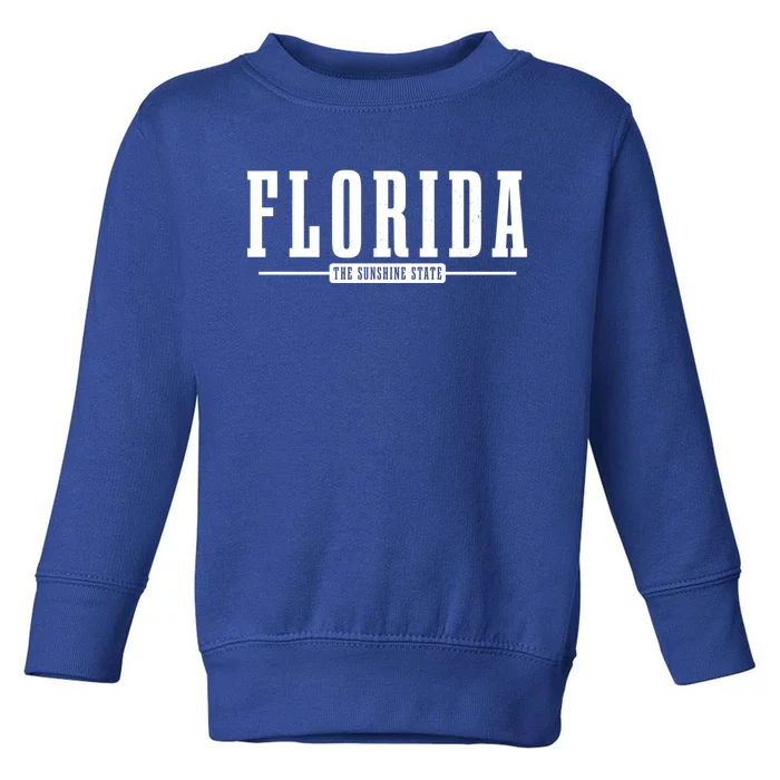 Florida Pride Vintage Gift Toddler Sweatshirt