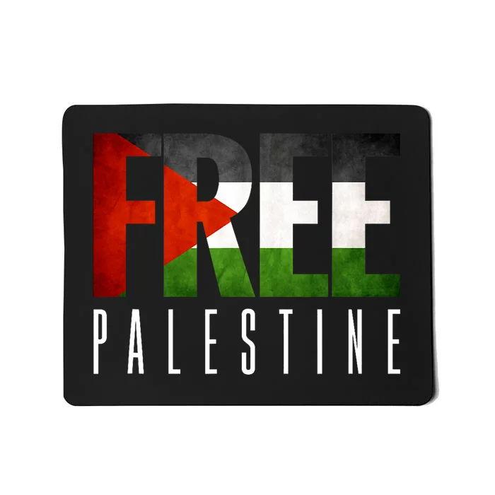 Free Palestine Vintage Design Mousepad