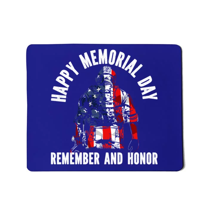 Freedom Patriotic Veteran Usa Flag American Memorial Day Gift Mousepad