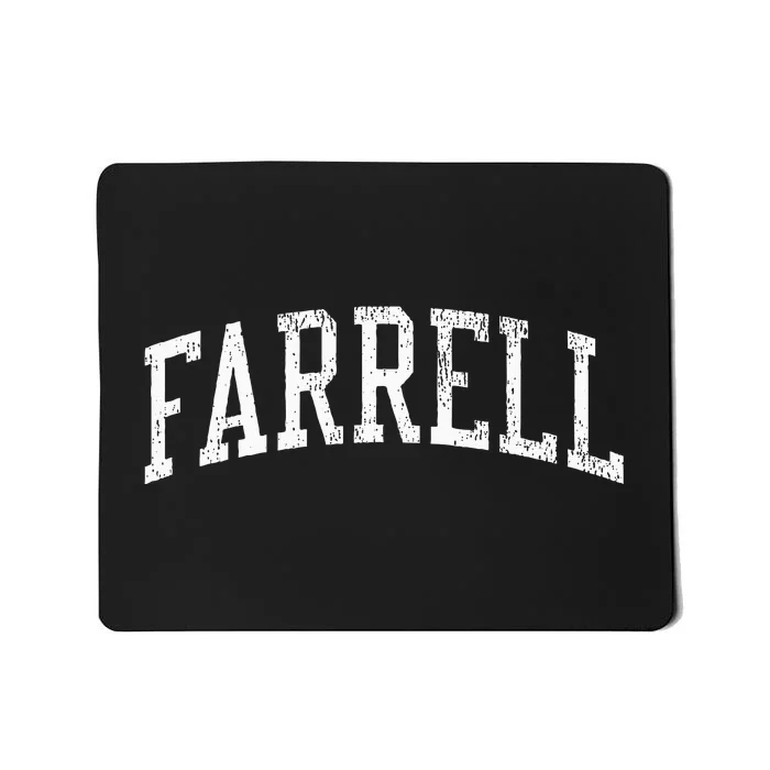 Farrell Pa Vintage Athletic Sports Js02 Mousepad