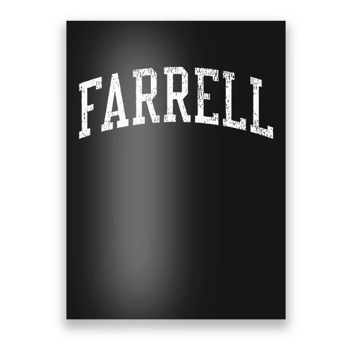 Farrell Pa Vintage Athletic Sports Js02 Poster