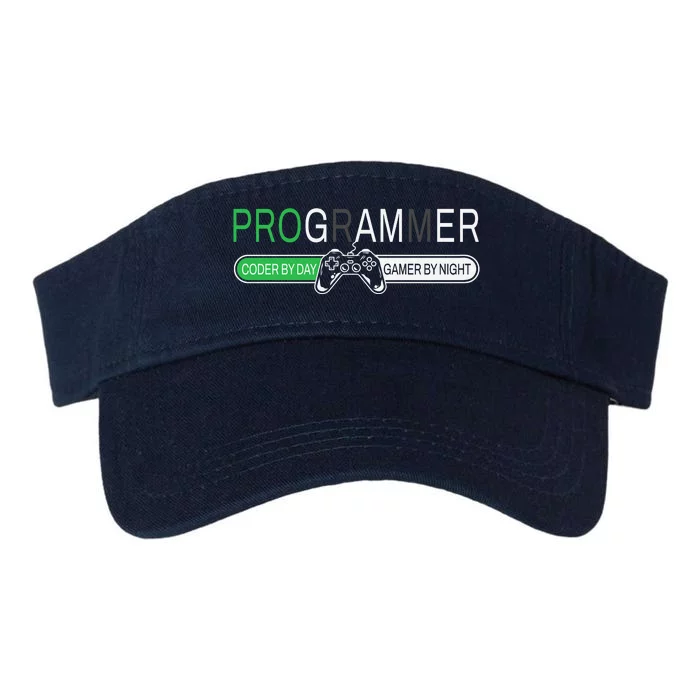 Funny Programmer Video Game Lover Gamer Dad Valucap Bio-Washed Visor