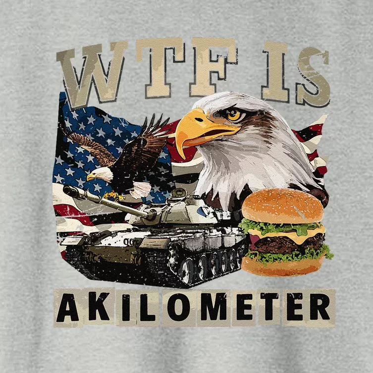 Funny Political Wtf Is Akilometer Women's Crop Top Tee