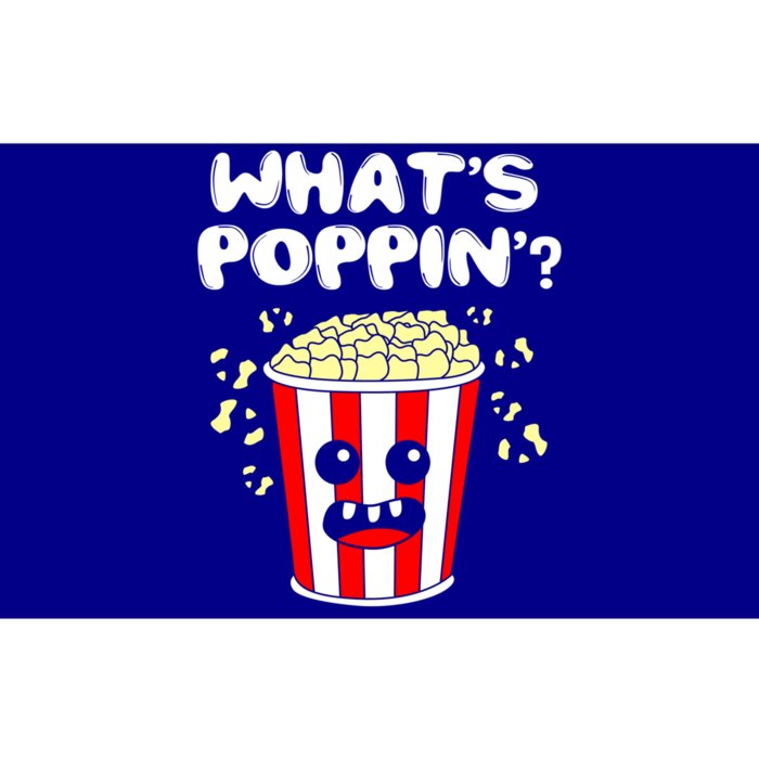 Funny Popcorn Whats Poppin Great Gift Bumper Sticker