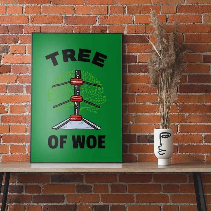 Funny Pro Wrestling Fan Gift Tree Of Woe Pro Wrestling Hold Premium Poster