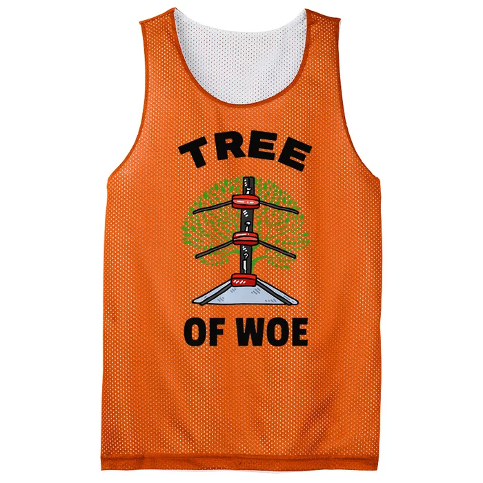 Funny Pro Wrestling Fan Gift Tree Of Woe Pro Wrestling Hold Premium Mesh Reversible Basketball Jersey Tank