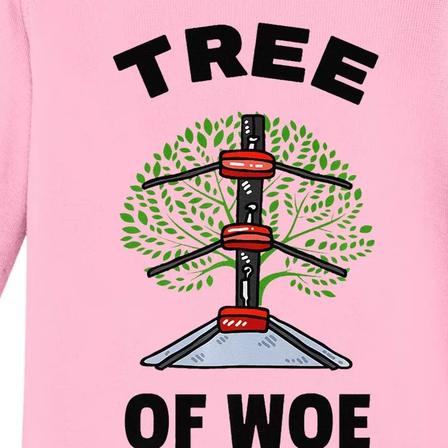 Funny Pro Wrestling Fan Gift Tree Of Woe Pro Wrestling Hold Premium Baby Long Sleeve Bodysuit