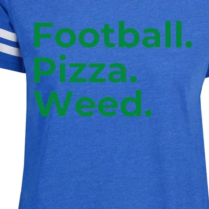 Football Pizza Weed Enza Ladies Jersey Football T-Shirt