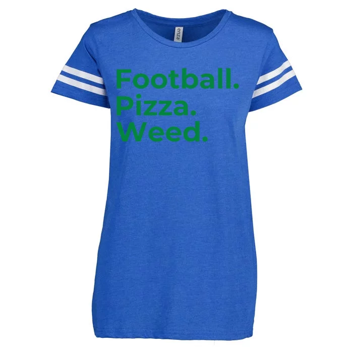 Football Pizza Weed Enza Ladies Jersey Football T-Shirt