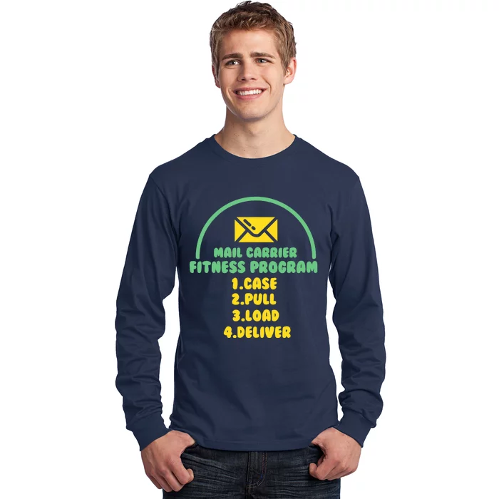 Funny Postal Worker Outfit for a Mailman Long Sleeve Shirt