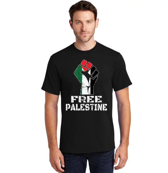 Free Palestinestand With Palestine Activist Tall T-Shirt