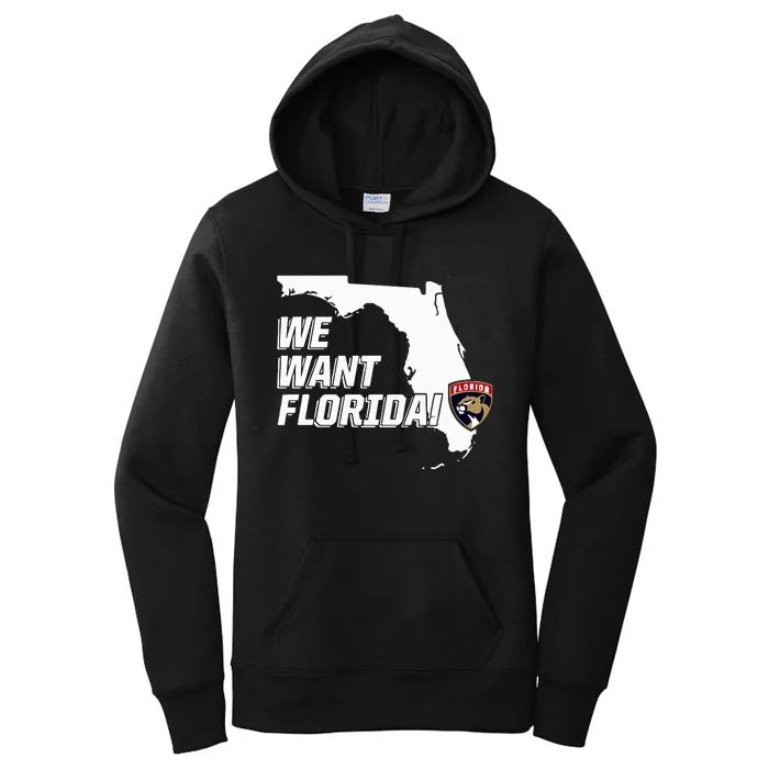 Florida Panther We Want Florida Women's Pullover Hoodie