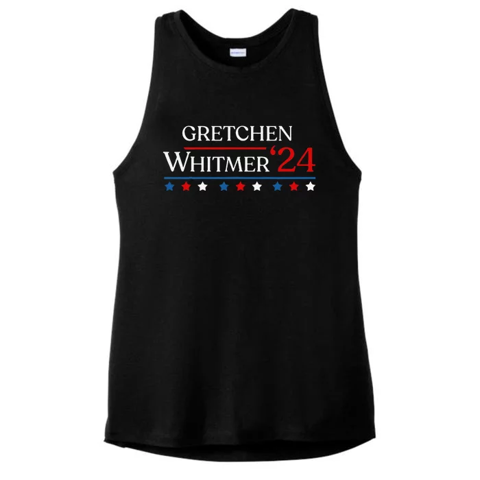 First President Whitmer 2024 Gretchen Whitmer 47 Vote Ladies Tri-Blend Wicking Tank