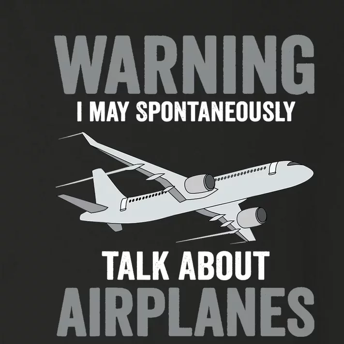 Funny Pilot Warning May Spontaneously Talk About Airplanes Toddler Long Sleeve Shirt