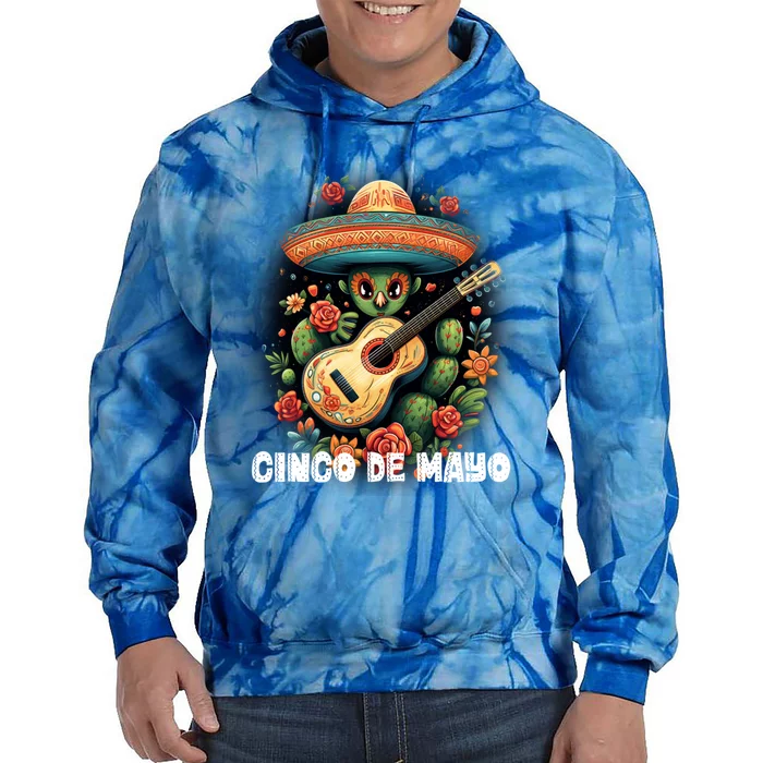 Funny Pembroke Welsh Dog Cinco De Mayo Mexican Party Cute Gift Tie Dye Hoodie