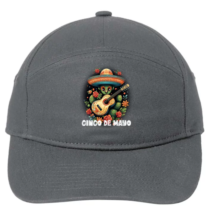 Funny Pembroke Welsh Dog Cinco De Mayo Mexican Party Cute Gift 7-Panel Snapback Hat