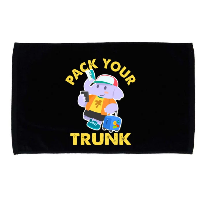 Funny Pack Your Trunk Elephant Microfiber Hand Towel