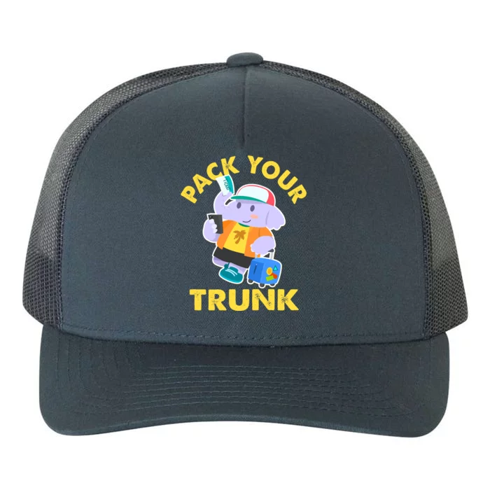 Funny Pack Your Trunk Elephant Yupoong Adult 5-Panel Trucker Hat