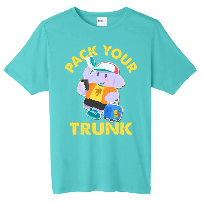 Funny Pack Your Trunk Elephant ChromaSoft Performance T-Shirt