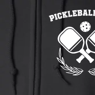 Funny Pickleball Ya'll Tees Pickle Ball Lover Full Zip Hoodie